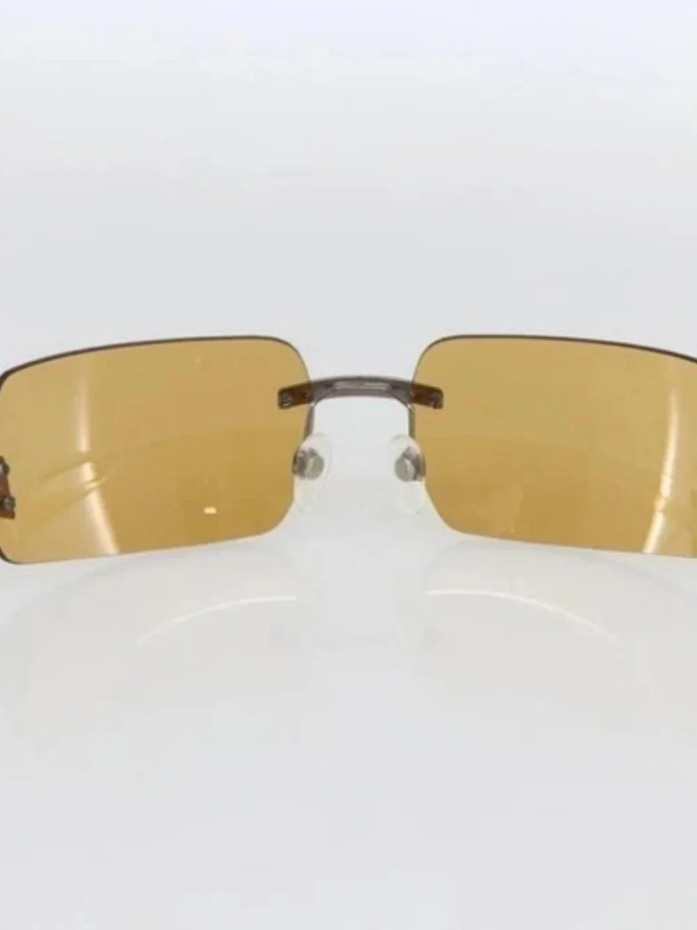 CHANEL Sunglasses plastic Brown CC Auth SW1998